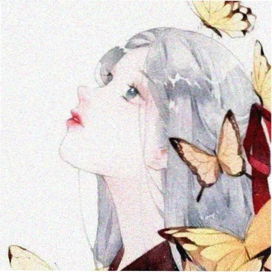 观众头像 松石绿几何头像